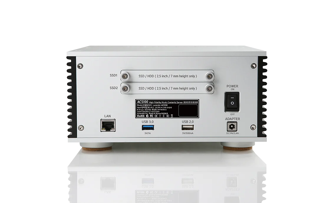 Aurender ACS100 Music Server / Streamer / CD Ripper - RockOnAV