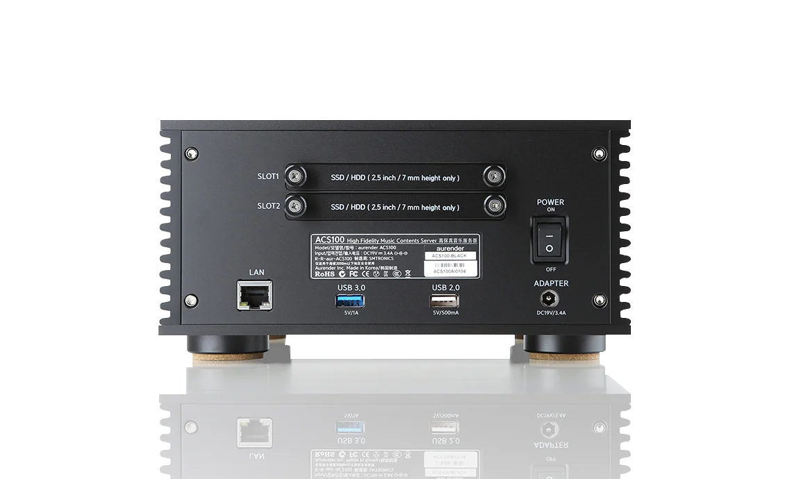 Aurender ACS100 Music Server / Streamer / CD Ripper - RockOnAV