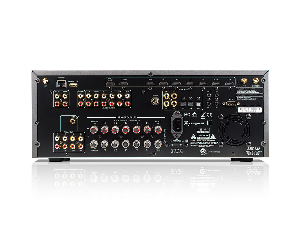 Arcam AVR11 11.2 Pre-Amplifier / 7 Amplifier Channel Class AB AV Receiver - RockOnAV