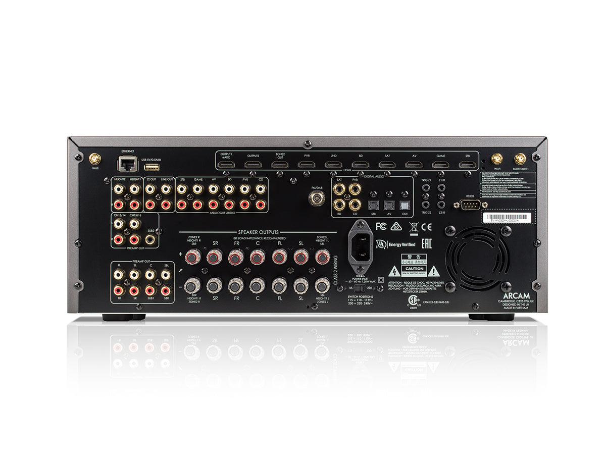 Arcam AVR21 15.2 Pre-Amplifier / 7 Amplifier Channel Class AB AV Receiver - RockOnAV