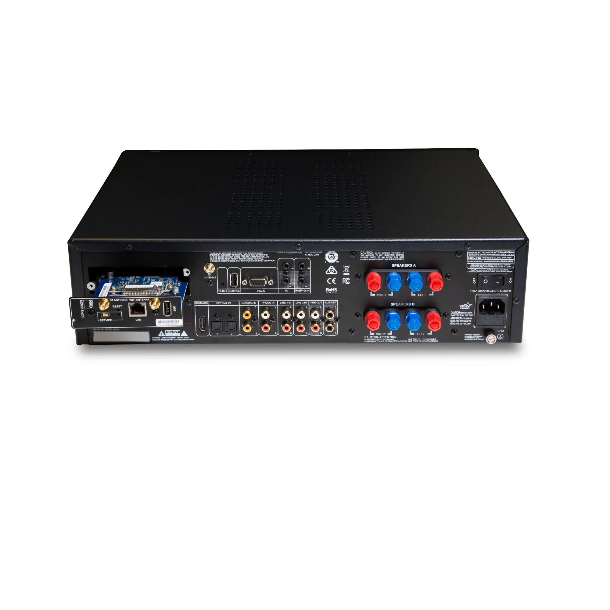 NAD C 399 Integrated Amplifier / DAC With BluOS - RockOnAV