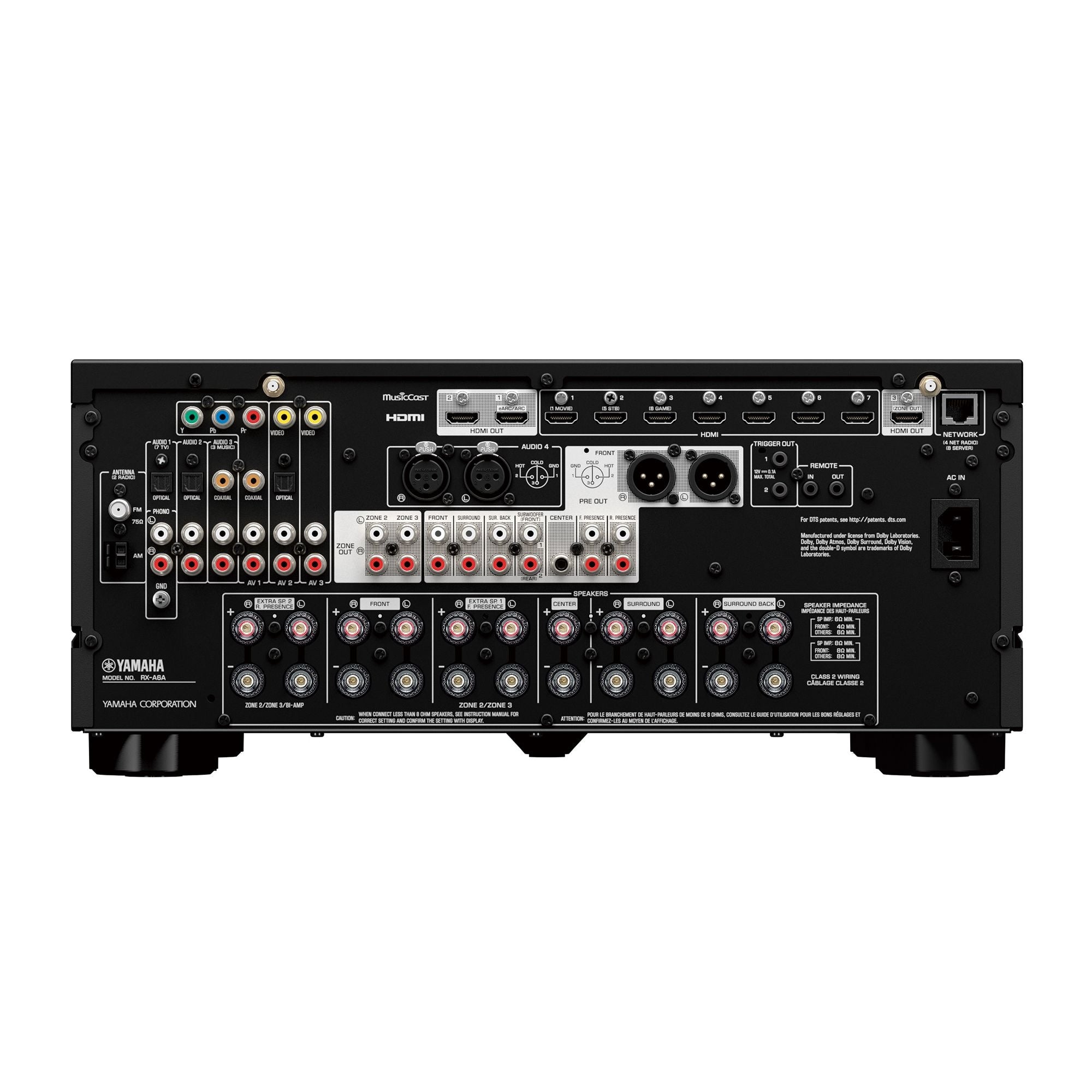 Yamaha RX-A6A AVENTAGE 9.2-Channel Home Theater Receiver