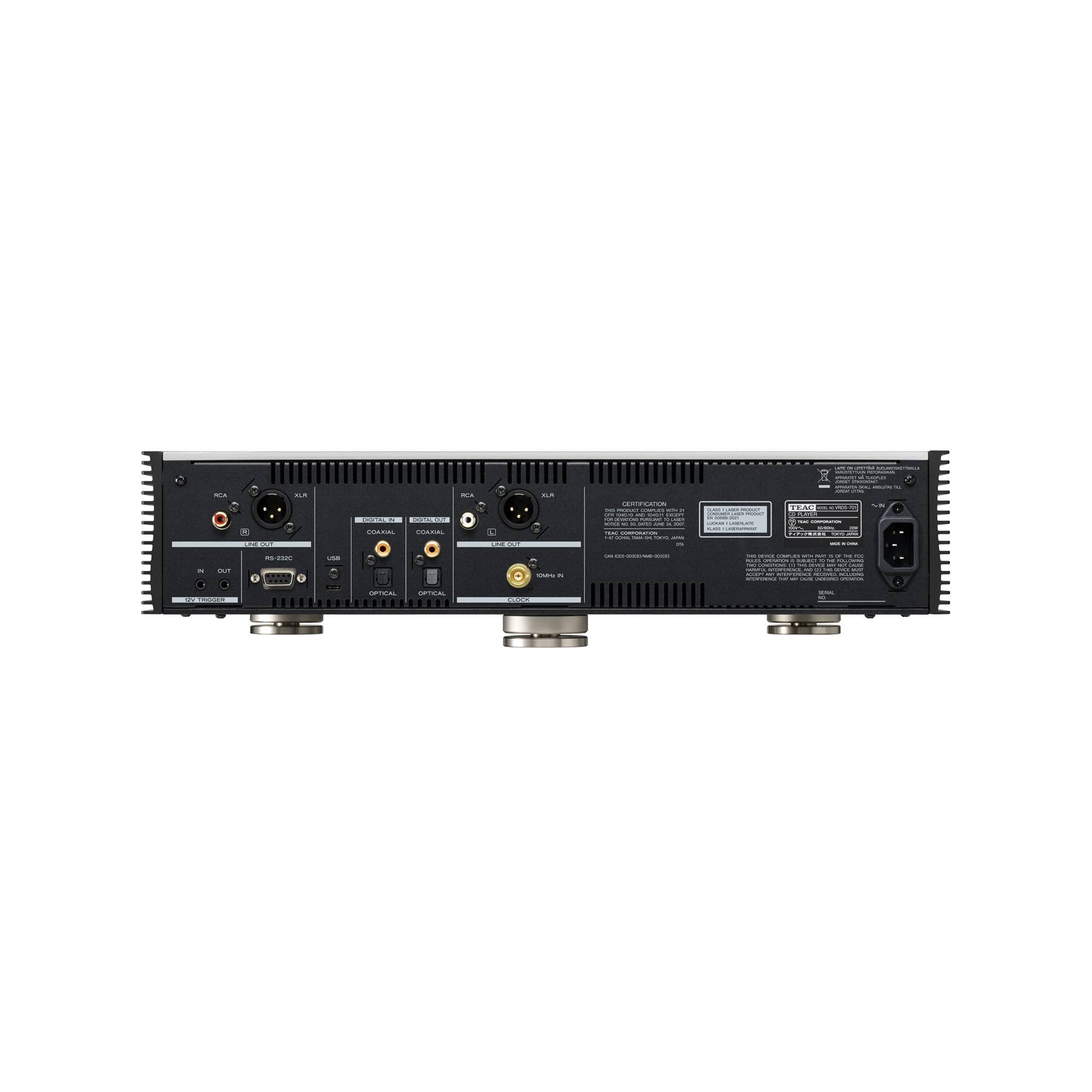 TEAC VRDS-701 Reference CD Player & USB DAC