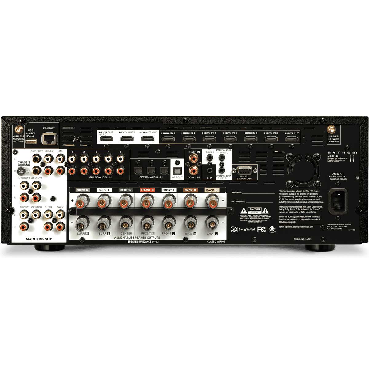 Anthem MRX 740 8K Home Theater Receiver