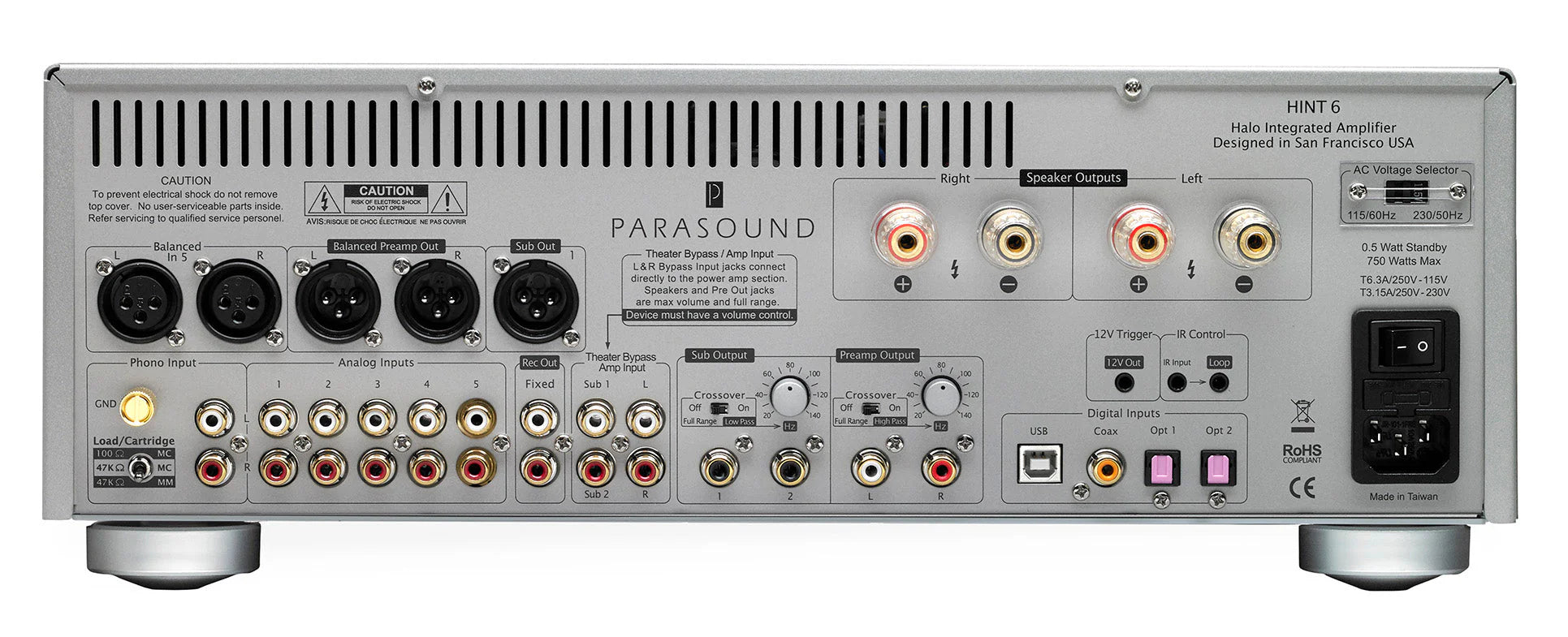 Parasound Halo HINT 6 Integrated Amplifier - RockOnAV