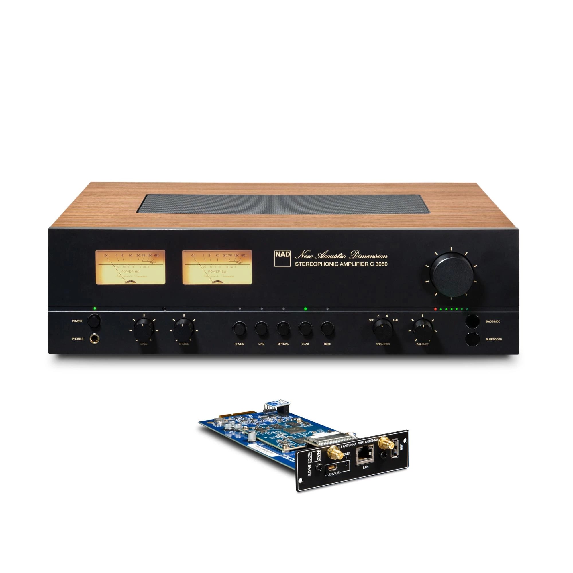 NAD C 3050 Stereo Integrated Amplifier - With BluOS - RockOnAV