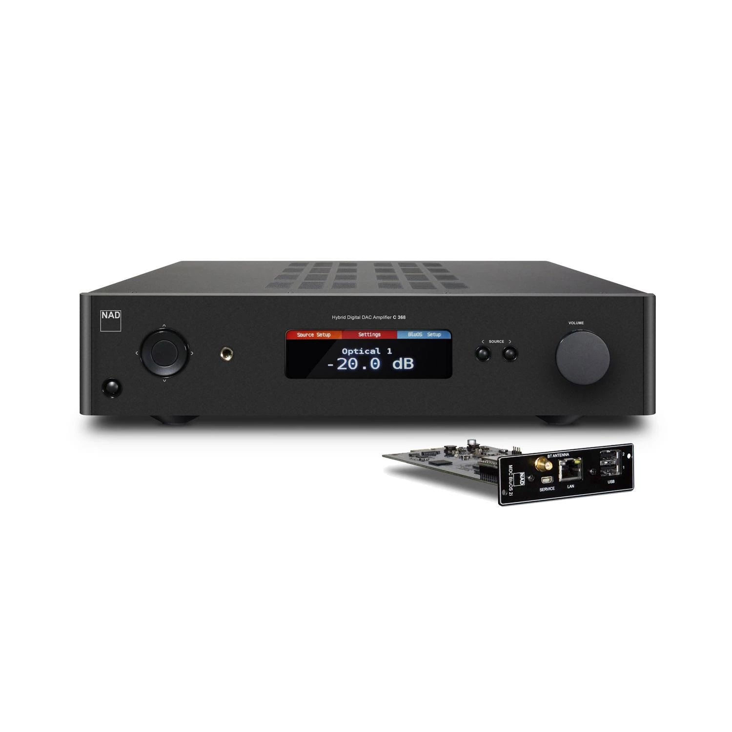 NAD C 368  Integrated Amplifier / DAC  With BLUos - RockOnAV