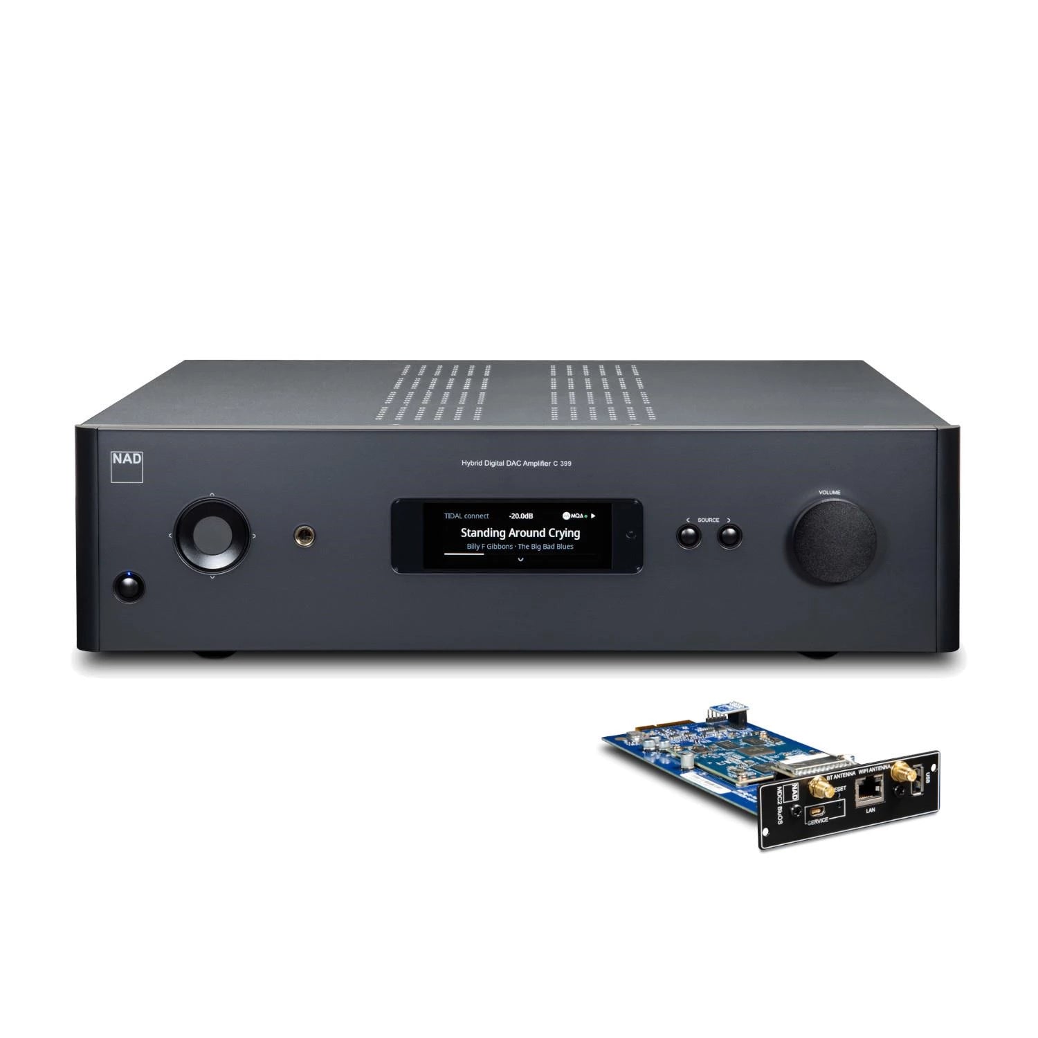 NAD C 399 Integrated Amplifier / DAC With BluOS - RockOnAV