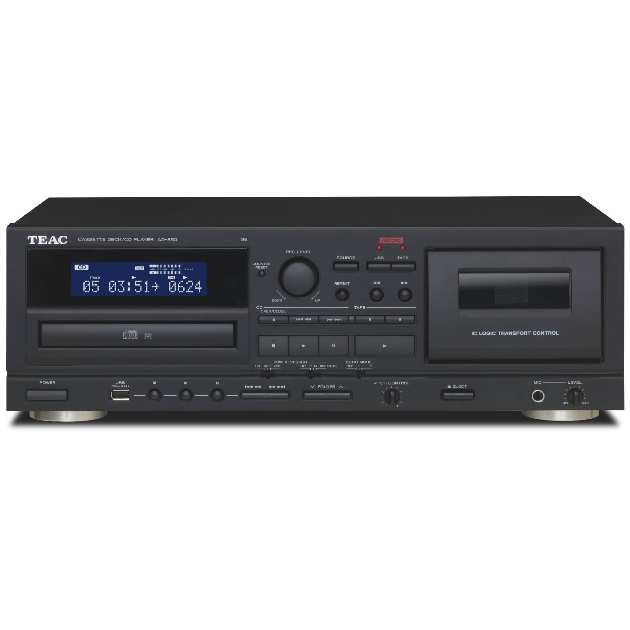 TEAC AD-850-SE Cassette Deck & CD Player