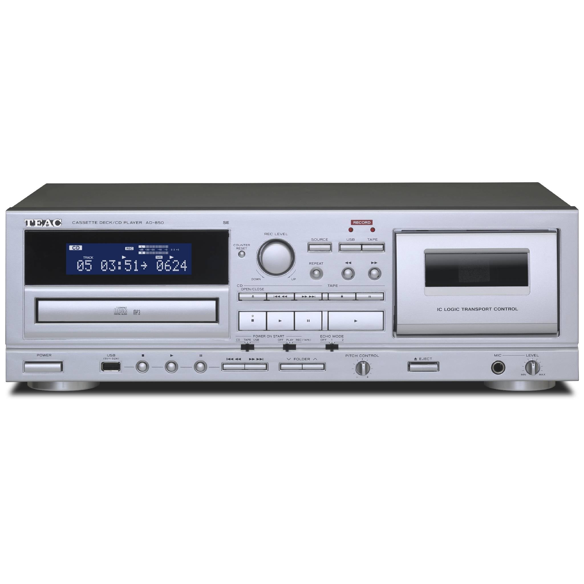 TEAC AD-850-SE Cassette Deck & CD Player