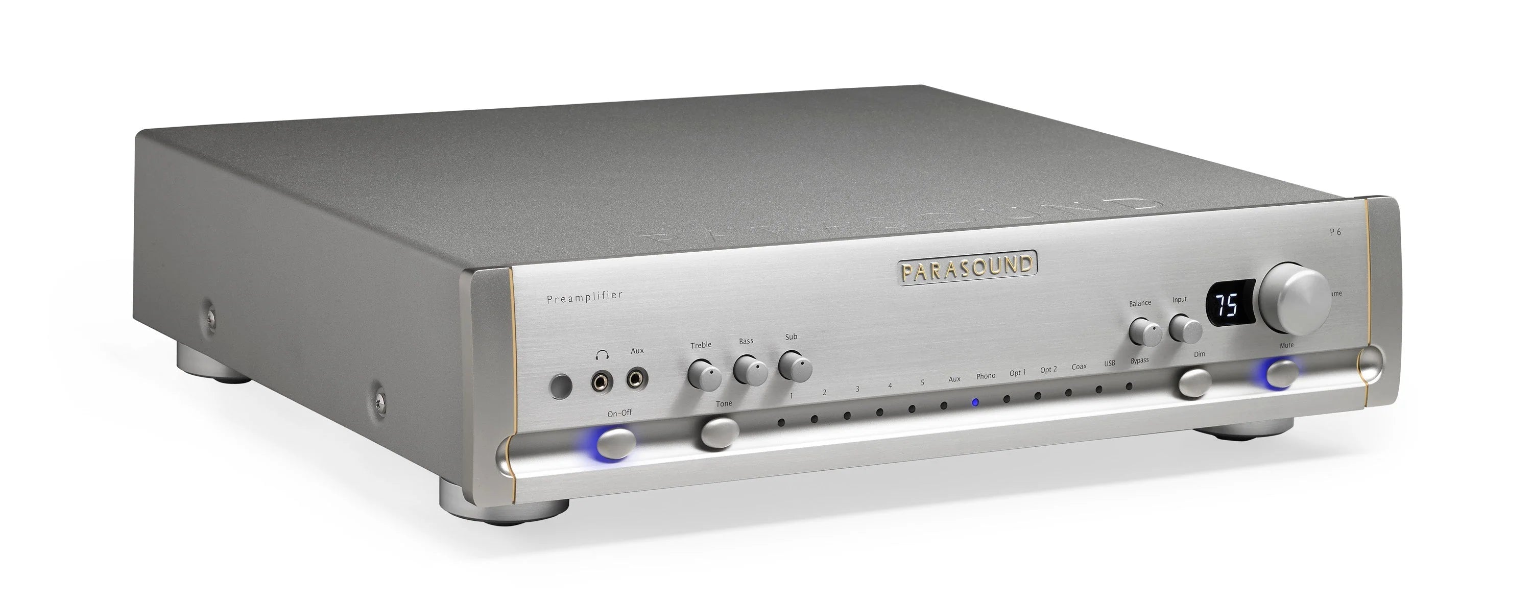 Parasound Halo P6  2.1-Channel Preamplifier & DAC - RockOnAV