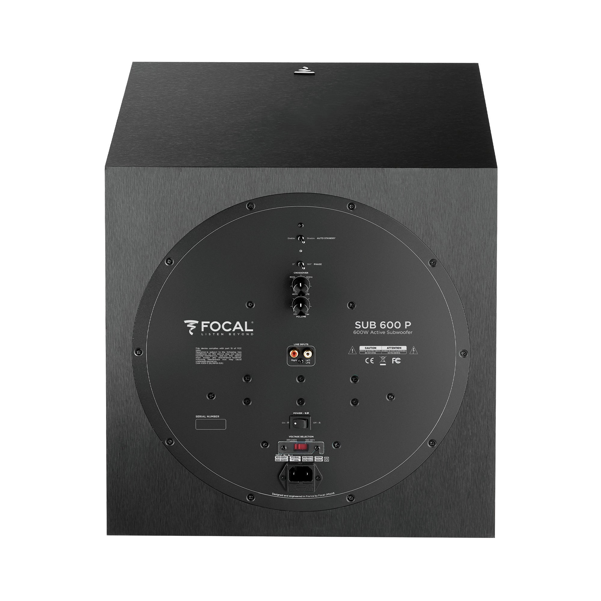 Focal Sub 600P - Closed Powered Subwoofer - RockOnAV