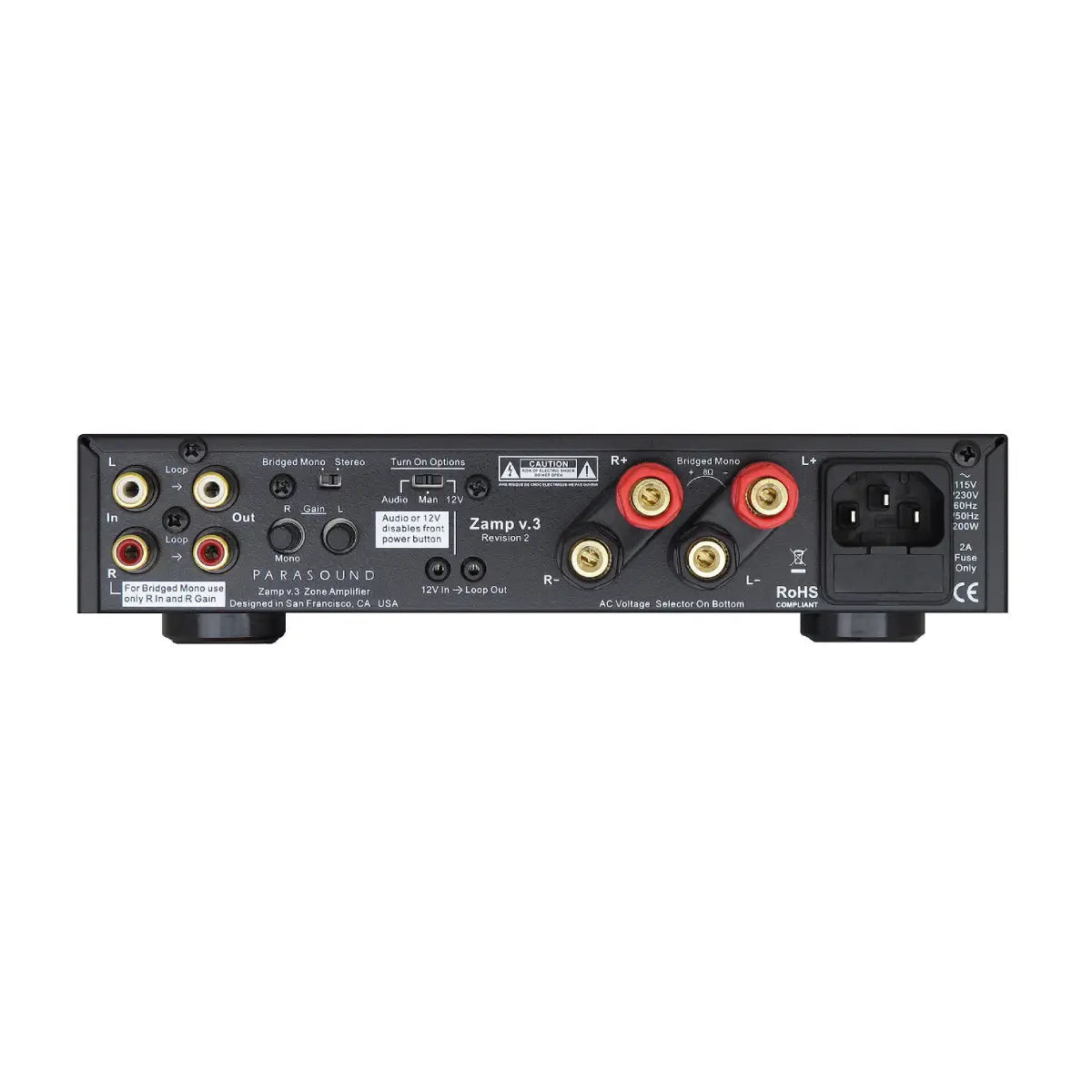 Parasound Zamp v.3 Compact Stereo Power Amplifier